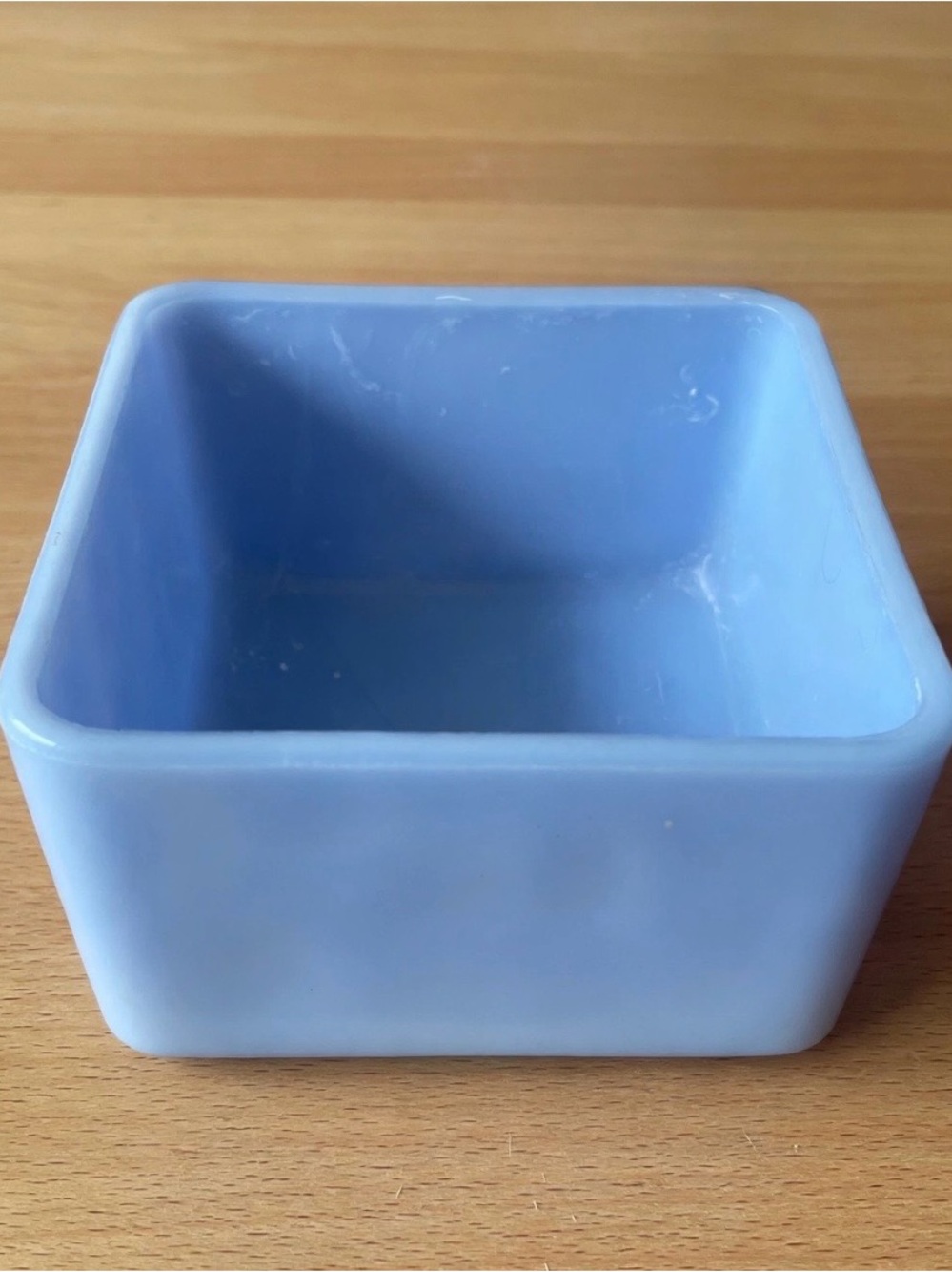 Soft Blue Ceramic Square Trinket Dish - Home Accents